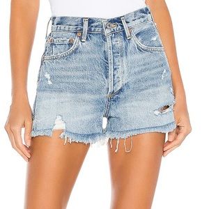 Agolde Parker Cut Off Shorts